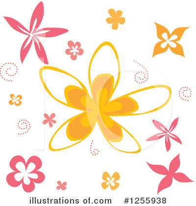 Floral Background Clipart #1255938 by Amanda Kate