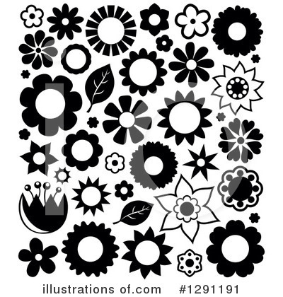 Royalty-Free (RF) Flowers Clipart Illustration by visekart - Stock Sample #1291191