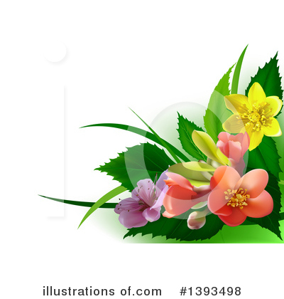 Royalty-Free (RF) Flowers Clipart Illustration by dero - Stock Sample #1393498