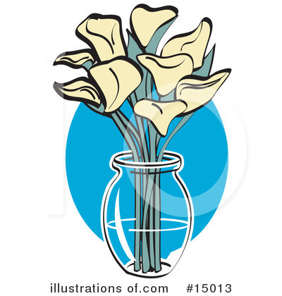 Royalty-Free (RF) Flowers Clipart Illustration by Andy Nortnik - Stock Sample #15013