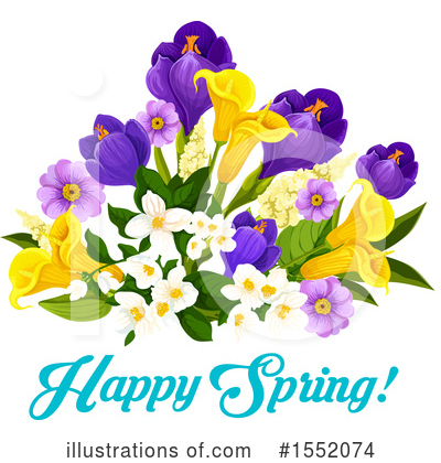 Royalty-Free (RF) Flowers Clipart Illustration by Vector Tradition SM - Stock Sample #1552074