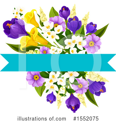 Royalty-Free (RF) Flowers Clipart Illustration by Vector Tradition SM - Stock Sample #1552075