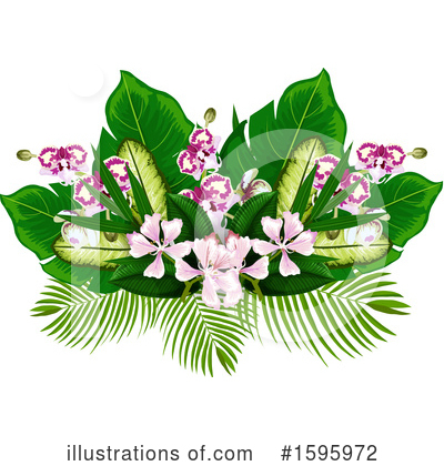 Royalty-Free (RF) Flowers Clipart Illustration by Vector Tradition SM - Stock Sample #1595972