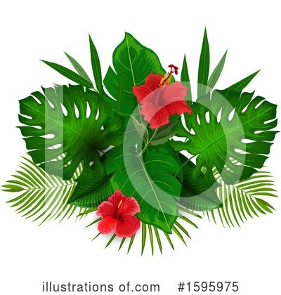 Hibiscus Clipart #1595975 by Vector Tradition SM