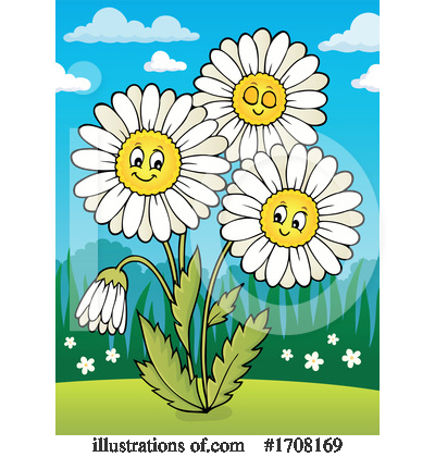 Royalty-Free (RF) Flowers Clipart Illustration by visekart - Stock Sample #1708169