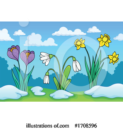Royalty-Free (RF) Flowers Clipart Illustration by visekart - Stock Sample #1708596