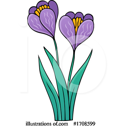 Royalty-Free (RF) Flowers Clipart Illustration by visekart - Stock Sample #1708599