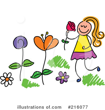 Royalty-Free (RF) Flowers Clipart Illustration by Prawny - Stock Sample #216077