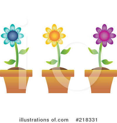 Flowers Clipart #218331 by Pams Clipart