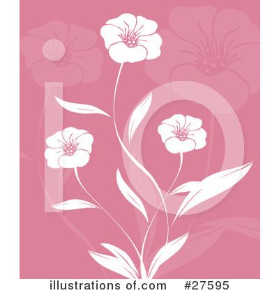 Royalty-Free (RF) Flowers Clipart Illustration by KJ Pargeter - Stock Sample #27595