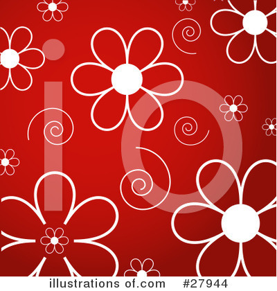 Royalty-Free (RF) Flowers Clipart Illustration by KJ Pargeter - Stock Sample #27944