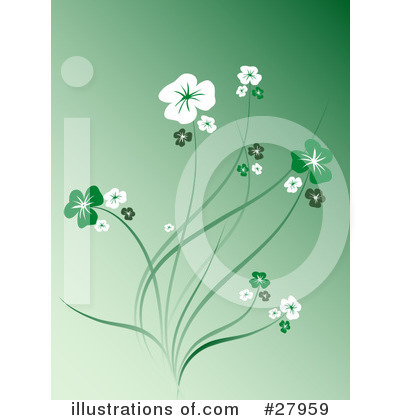 Royalty-Free (RF) Flowers Clipart Illustration by KJ Pargeter - Stock Sample #27959