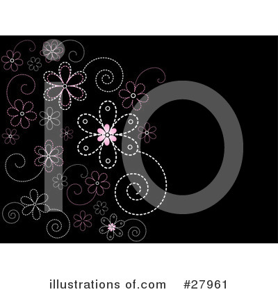 Royalty-Free (RF) Flowers Clipart Illustration by KJ Pargeter - Stock Sample #27961