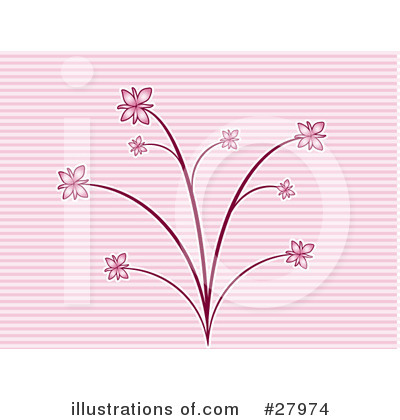 Royalty-Free (RF) Flowers Clipart Illustration by KJ Pargeter - Stock Sample #27974