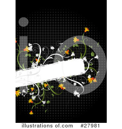 Royalty-Free (RF) Flowers Clipart Illustration by KJ Pargeter - Stock Sample #27981