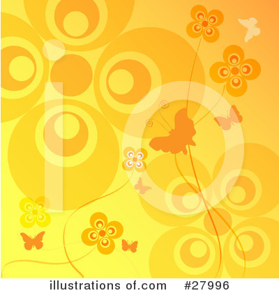 Royalty-Free (RF) Flowers Clipart Illustration by KJ Pargeter - Stock Sample #27996