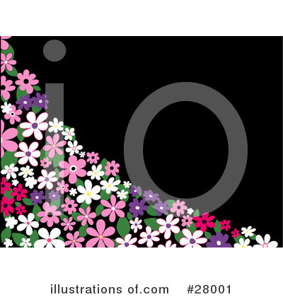 Royalty-Free (RF) Flowers Clipart Illustration by KJ Pargeter - Stock Sample #28001