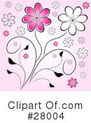 Flowers Clipart #28004 by KJ Pargeter