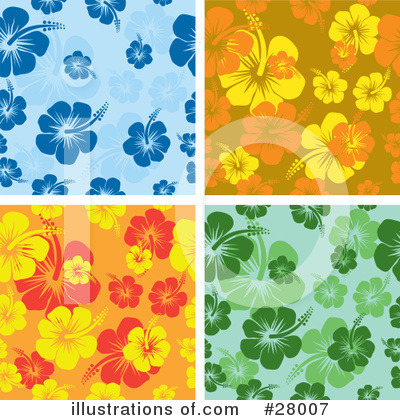 Royalty-Free (RF) Flowers Clipart Illustration by KJ Pargeter - Stock Sample #28007