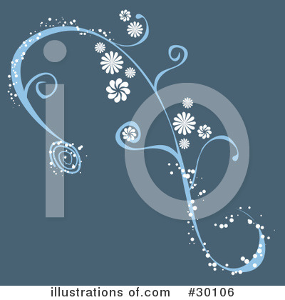 Royalty-Free (RF) Flowers Clipart Illustration by KJ Pargeter - Stock Sample #30106