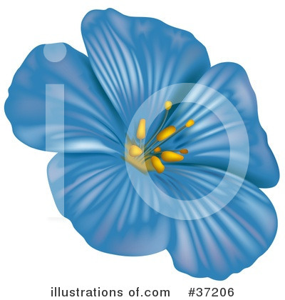 Royalty-Free (RF) Flowers Clipart Illustration by dero - Stock Sample #37206