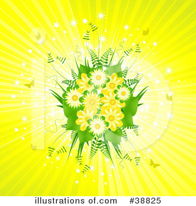 Royalty-Free (RF) Flowers Clipart Illustration by elaineitalia - Stock Sample #38825