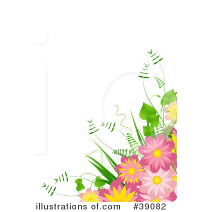 Royalty-Free (RF) Flowers Clipart Illustration by elaineitalia - Stock Sample #39082