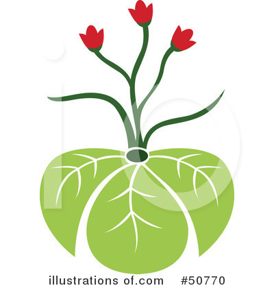 Royalty-Free (RF) Flowers Clipart Illustration by Cherie Reve - Stock Sample #50770