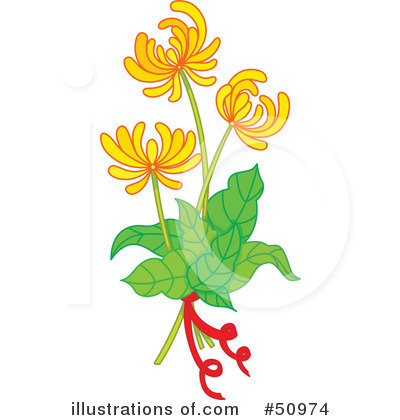 Royalty-Free (RF) Flowers Clipart Illustration by Cherie Reve - Stock Sample #50974