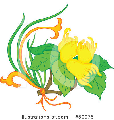 Royalty-Free (RF) Flowers Clipart Illustration by Cherie Reve - Stock Sample #50975