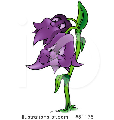 Royalty-Free (RF) Flowers Clipart Illustration by dero - Stock Sample #51175