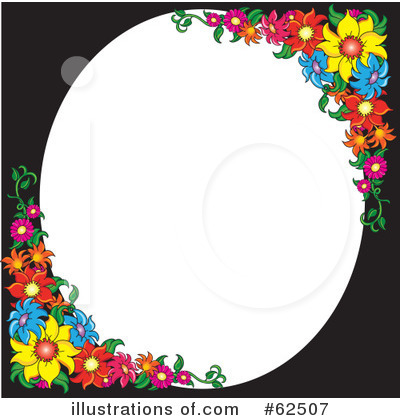 Royalty-Free (RF) Flowers Clipart Illustration by Pams Clipart - Stock Sample #62507