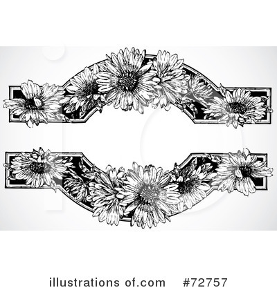 Royalty-Free (RF) Flowers Clipart Illustration by BestVector - Stock Sample #72757