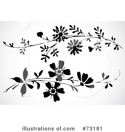 Royalty-Free (RF) Flowers Clipart Illustration by BestVector - Stock Sample #73181