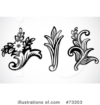 Royalty-Free (RF) Flowers Clipart Illustration by BestVector - Stock Sample #73353