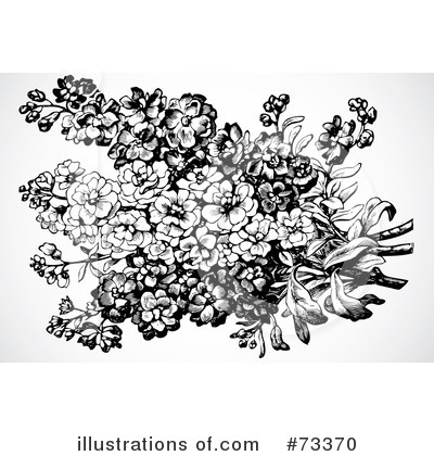 Royalty-Free (RF) Flowers Clipart Illustration by BestVector - Stock Sample #73370