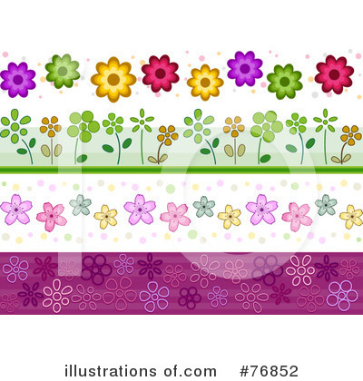 Royalty-Free (RF) Flowers Clipart Illustration by BNP Design Studio - Stock Sample #76852