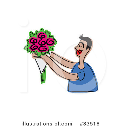 Royalty-Free (RF) Flowers Clipart Illustration by Prawny - Stock Sample #83518