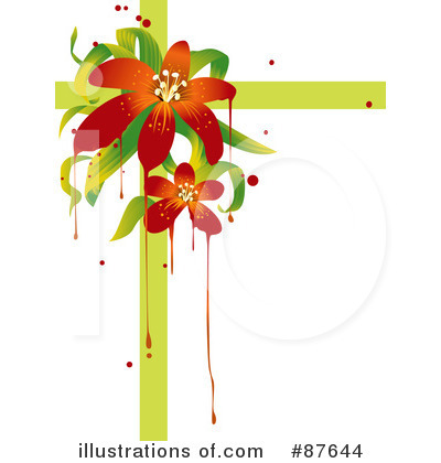 Royalty-Free (RF) Flowers Clipart Illustration by BNP Design Studio - Stock Sample #87644