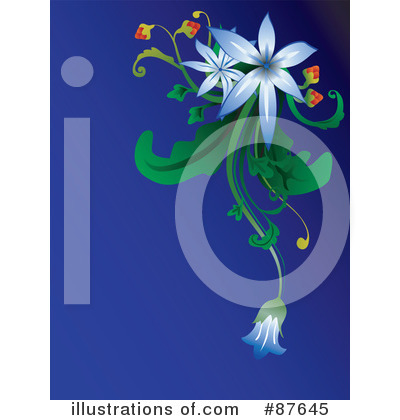 Royalty-Free (RF) Flowers Clipart Illustration by BNP Design Studio - Stock Sample #87645
