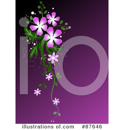 Royalty-Free (RF) Flowers Clipart Illustration by BNP Design Studio - Stock Sample #87646