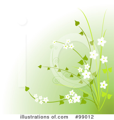 Floral Background Clipart #99012 by Pushkin