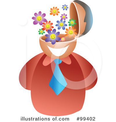 Royalty-Free (RF) Flowers Clipart Illustration by Prawny - Stock Sample #99402