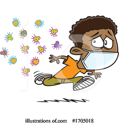 Coronavirus Clipart #1705018 by toonaday