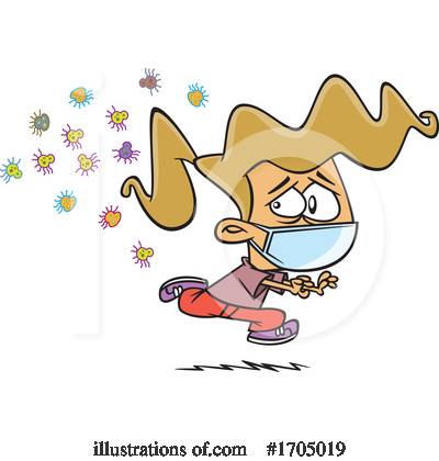 Coronavirus Clipart #1705019 by toonaday