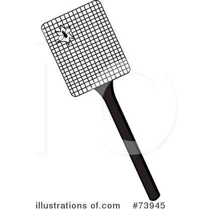 Royalty-Free (RF) Fly Swatter Clipart Illustration by Pams Clipart - Stock Sample #73945