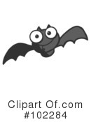 Flying Bat Clipart #102284 by Hit Toon