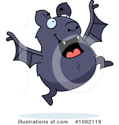 Royalty-Free (RF) Flying Bat Clipart Illustration by Cory Thoman - Stock Sample #1062119