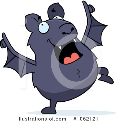 Royalty-Free (RF) Flying Bat Clipart Illustration by Cory Thoman - Stock Sample #1062121