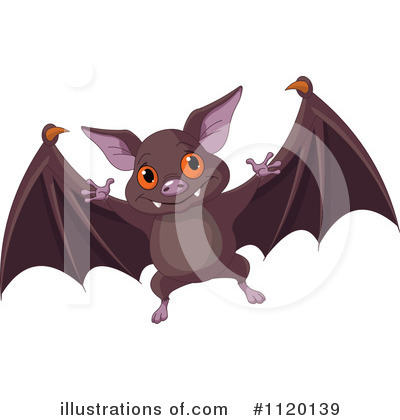 Flying Bat Clipart #1120139 by Pushkin